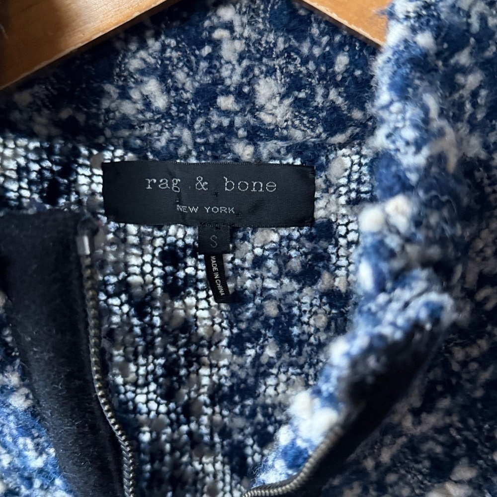 Rag & Bone Boucle Mock Neck Sweater Size Small - Picture 2 of 4